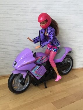 Barbie Doll and Motorcycle